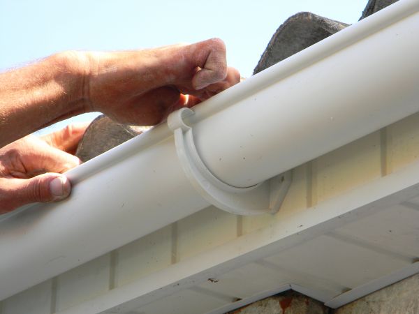 Plastic Gutter Repair in Everett