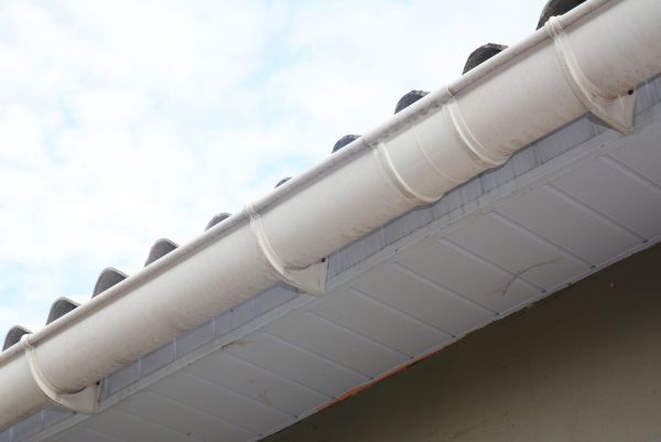 Plastic Gutter Installation in Everett